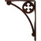 Ekena Millwork Crawley Wrought Iron Bracket, (Single center brace), Antiqued Copper 1 1/2"W x 5 1/2"D x 8"H BKTM01X05X08SCRACO - alternate 4